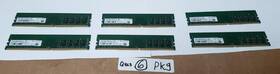 Ts512mlh64v1h Transcend F91070-0208 Lot Of 6 4gb Ddr4 2133 U-dimm 1rx8 1.2v Memory 100