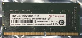 Transcend Ts1gsh72v2b2-phx 1rx8 8gb Ddr4 Pc4-3200aa Ecc Sorimm Memory