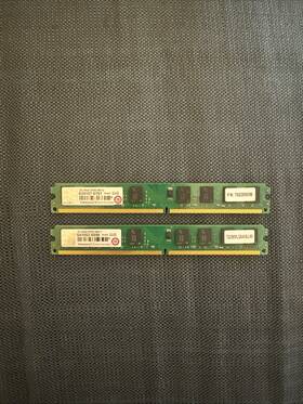 Transcend Ts256mlq64v8vl 2gb Ddr2 800 Dimm 4gb 2x