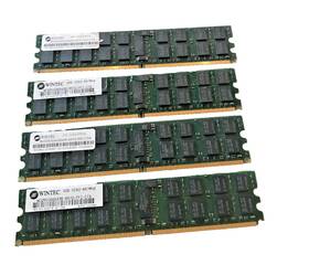Wd2re94gx436-667g-pfi-ctx Wintec Wd2re04gx436-667g-pfi-ctx Lot Of 4 4gb Ddr2 667mhz