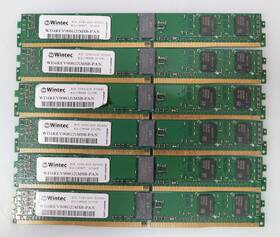 Wd4rev908g21msb-pan Wintec Lot 6x 8gb 48gb Ddr4-2133 Rdimm Ecc Server Ram