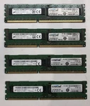Lot Of (32 Gb) Micron Crucial CT102472BB160B.18FED 8GB 2RX8 PC3-12800R Rdimm. Fixed Price $71.24.