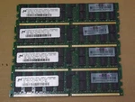 Hynix 4GB 2RX4 PC2-5300 DDR2 800MHZ 240PIN 36 Chips CL5 Ecc Reg Memory. Fixed Price $10.00.