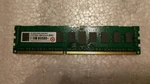 4GB DDR3 Transcend 2RX8 1600 Reg Server Memory Dimm Module Supermicro. Fixed Price $14.99.