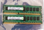 Samsung 8GB Kit (2X4GB) 2RX8 PC3-12800R Reg Ecc Ram (M393B5273DH0-CK0). Fixed Price $10.99.