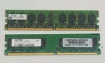 2GB 2X1GB PC2 5300 DDR2 Elpida & Edge Memory Kit Lenovo 30R5126. Fixed Price $9.99.