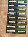 Lot Of 16 Laptop Sodimm Ram Sticks DDR1 / DDR2 DDR3 Untested For Parts. Fixed Price $70.00.
