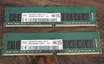 Hynix 32GB 2RX8 PC4-3200AA-UB2-11 HMAA4GU6AJR8N Dell Hp Lenovo Desktop Memory. Fixed Price $160.00.