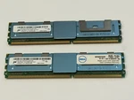 Micron 4GB (2 X 2GB) PC2-5300F DDR2 Ecc Memory Kit MT18HTF25672FDZ-667H1D6. Fixed Price $12.99.