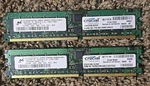 1GB (2 512MB) Ddr PC3200 Ecc Registered Server Memory Crucial CT6472Y40B. Fixed Price $20.00.