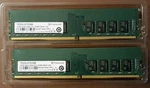 Transcend 32G Ram (2 X 16G) DDR4-2666 Ecc-dimm,part # TS2GLH72V6B. Fixed Price $130.00.
