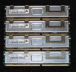 Qimonda 4GB (4 X 1GB) Memory Ecc Fully Buffered DDR2 PC2-5300F 667MHZ Fb-dimm. Fixed Price $22.95.