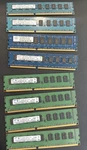 Samsung Hynix Nanya Mixed 8GB Set 1GB 1RX8 PC3-10600E-09-10-D0 Server Ram. Fixed Price $20.00.