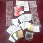 Lot American Kingston Crafts Card Making Kits Stencils Stamps Dies Mixed Sets. Fixed Price $15.98.