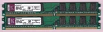 2GB 2X1GB Kingston KTD-DM8400C6/1G PC2 6400 DDR2-800 Low Profile Ram Memory Kit. Fixed Price $7.20.