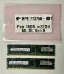 X 16GB Hpe 713756 For Adding 32GB To Gen 8 Servers. Fixed Price $69.00.