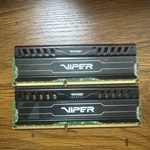 Patriot Memory Viper 8GB Kit 2X4GB DDR3-1600 PC3-12800 PV38G160C9K Desktop Ram. Fixed Price $9.99.