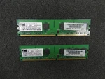 Promos PC2-5300U-555-12-E0 1GB 2RX8 V916765K24QCFW-F5 Memory DDR2 (lot Of 2). Fixed Price $9.99.