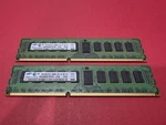 Samsung 4GB 2RX8 PC3 10600R 2X2GB Server Memory. Fixed Price $5.00.