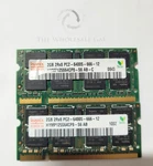 Pair! Hynix 4GB (2X2GB) 2RX8 PC2-6400S DDR2-800MHZ Sodimm Memory Ram. Fixed Price $14.95.