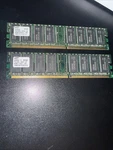 (2X)SAMSUNG M381L3223ETM-CB0 PC2100U-25331-A1 256MB Ecc Server Memory Ram. Fixed Price $30.00.