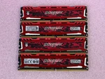 Ballistix Sport 64GB (4 16GB) DDR4-2400MHZ PC4-19200 Unbuffered Desktop Memory. Fixed Price $199.95.