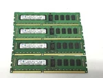 Samsung M393B5273CH0-YH9 16GB 4X 4GB PC3L-10600R DDR3 Registered Ecc Server Ram. Fixed Price $31.49.