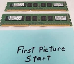 Lot Of Kingston 16GB KVR1333D3E9SK2 Micron 8GB PC3-10600E-9-10-E3 Memory Ram. Fixed Price $24.90.