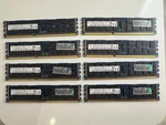 Lot Of Sk Hynix 64GB (8GBX8) 2RX4 PC3 14900R HMT31GR7EFR4C-RD Server Ram. Fixed Price $50.00.