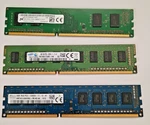 Mixed DDR3 Desktop Ram Lot 4GB + 2GB PC3-12800 Dimm 10GB Total. Fixed Price $99.00.