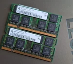 Quimonda Ram Memory Laptop (2 Total) 1GB 2RX8 PC2-5300S-555-12-E0. Fixed Price $8.50.
