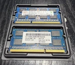 Hynix DDR3 Laptop Memory 2GB(2X1GB) 2RX16 PC3-8500S HMT112S6BFR6C Ram. Fixed Price $30.00.