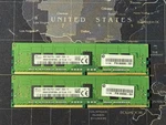 Lot Of (2) Sk Hynix 8GB PC4-2400T-RD0 Ecc Registered Server Ram HMA81GR7MFR8N-UH. Fixed Price $35.00.