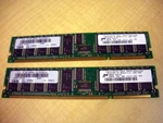 Ibm 4443-9406 512MB (2X 256MB) Memory Kit (12R9283, 53P3222). Fixed Price $35.00.