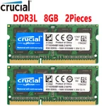 Crucial DDR3L 16GB X 8GB 1600 Mhz PC3L-12800 Laptop Ram Sodimm Memory 1.35V. Fixed Price $38.95.