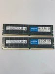 Crucial 64GB Kit (2X32GB) DDR4-2133 Ecc Lrdimm Server Ram PC4-2133P Registered. Fixed Price $289.99.