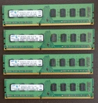 8GB (4 2GB) Samsung 2RX8 PC3-10600U-09-10-B0 DDR3-1333 Sdram Dimm. Fixed Price $30.00.