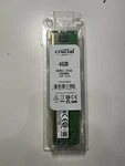 Crucial By Micron 4GB Single DDR4-2133 Udimm 1.2V CL15 (PC4-17000) Sr Unbuffered. Fixed Price $30.00.