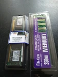 Kingston Ram Memory Module 256MB PC2100 CL2.5 Non-ecc 184 Pin KVR266X64C25/256-R. Fixed Price $19.00.