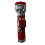 Vintage 1950'S Cowboy Western Flashlight Untested 6 Prop Toy Red. Fixed Price $8.00.
