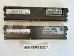 8GB (2X4GB) DDR3 Ecc Registered Rdimm PC3-10600R Hynix Hp Server Memory 1333MHZ. Fixed Price $15.99.