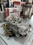 Holley Carburetor 0-82751SA; Aluminum Street Hp 750CFM Mech Sec, No Choke, Shiny. Fixed Price $700.00.