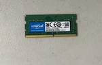 Crucial 8GB DDR4-2400 So-dimm 260-PIN Laptop Memory Ram. Fixed Price $26.99.