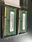 Micron (2 2GB) 1RX8 PC3-12800S Ram Memory MT8JTF25664HZ-1G6M1. Fixed Price $6.00.