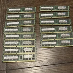 Lot Of 14 Samsung 8GB DDR3 Ecc Registered Rdimm PC3-10600R Server Ram. Fixed Price $130.00.