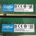 Crucial 32GB (2X16GB) Ram DDR4 2400MHZ CT16G4DFD824A M16FJ. Fixed Price $125.00.