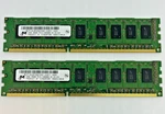 2X MICRON/2GB 2RX8 PC3-10600E-9-10-E0/REG./ECC/SERVER/RAM/MT18JSF25672AZ-1G4F1. Fixed Price $13.51.