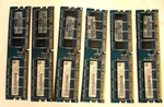 1GB Ramaxel Memory 6GB PC2-6400U-666-LF DDR2-800MHZ Dimm Hp 404574-888. Fixed Price $25.00.