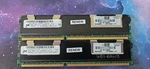 2X Micron 8GB 2RX4 PC3-10600R Ecc Dimm (MT36JSZF1G72PZ-1G4D1DD/HPE 500205-071). Fixed Price $9.00.