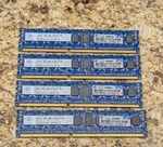 Nanya NT4GC72C4PGONL-CG Memory 4X4GB, 16GB Ecc 2RX4 Server, Hp 664688. Fixed Price $18.00.